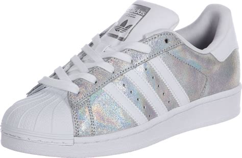 adidas superstar j w schoenen kleur wit zilver|adidas superstar zwart.